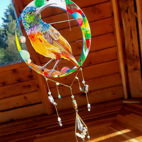 Suncatcher ArtPrint  Sunbird 